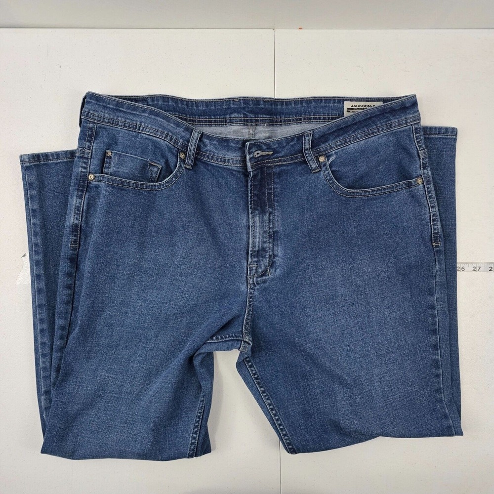 Buffalo David Bitton Jackson X straight jeans blue 40x30 denim 3988